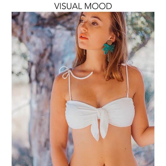 NEW Visual Mood White Bikini Setđź‘™(Size S) - Picture 2 of 10